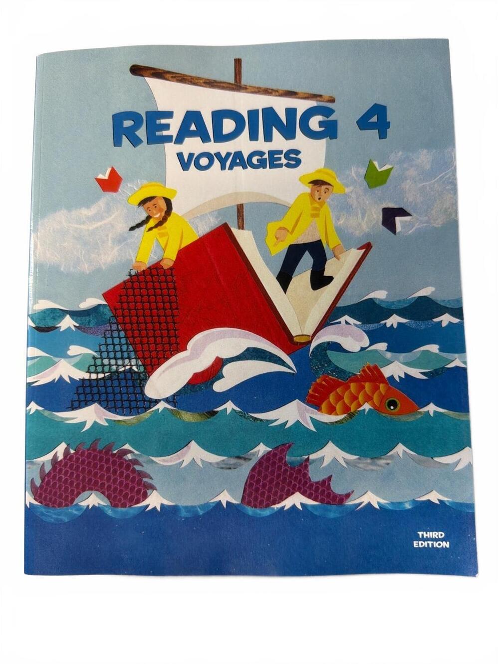 BJU Press Homeschool Reading 4 Voyages Third Edition Softcover Book Grade 4 NEW